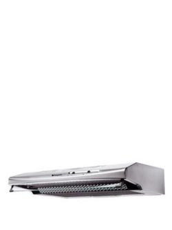 Hotpoint First Edition Htv10S 60Cm Visor Cooker Hood - Stainless Steel